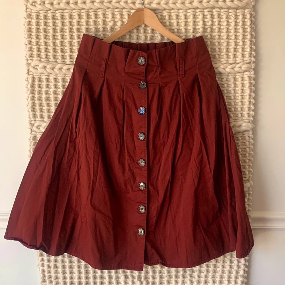 Modest Midi Paperbag Waist Skirt